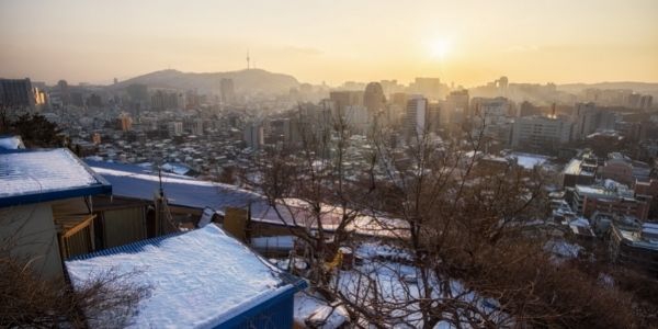 Winter shopping in Seoul